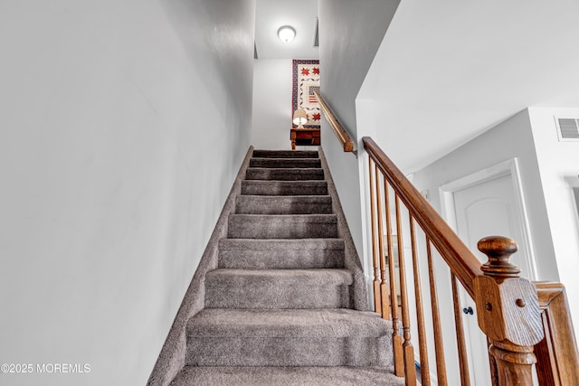 stairway with visible vents