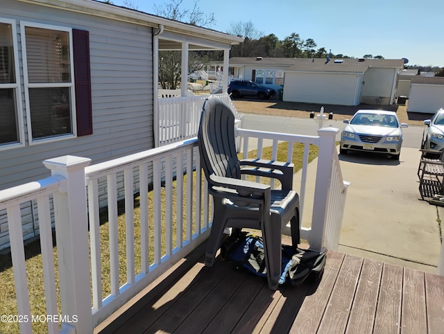 view of deck