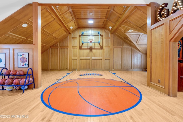 view of basketball court with basketball court