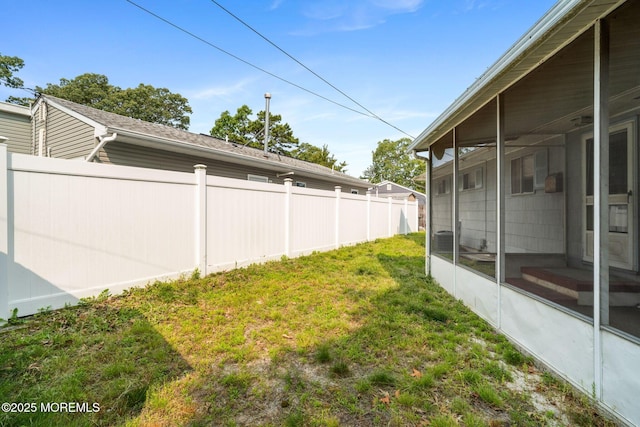 625 Twin River Dr, Forked River, NJ 08731 - view of yard featuring a sunroom