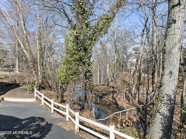 exterior space with fence