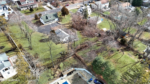 aerial view featuring a residential view