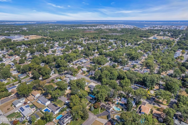 drone / aerial view featuring a residential view