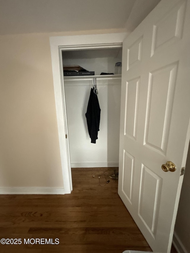 view of closet