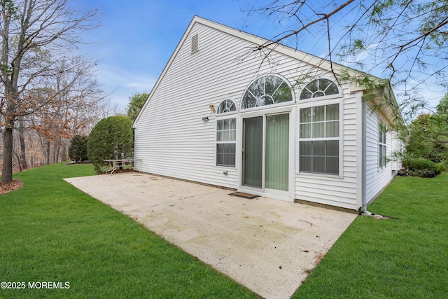 2978 Springwater Ct, Toms River, NJ 08755 - rear view of house with a patio area and a lawn