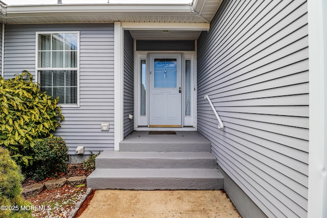 view of entrance to property