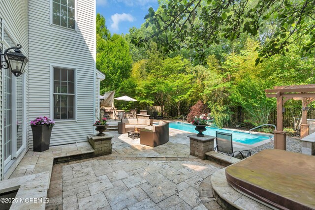 7 Trumbull Ct, Jackson, NJ 08527 - view of patio / terrace featuring outdoor lounge area
