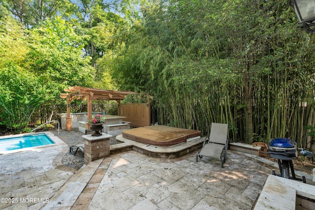 7 Trumbull Ct, Jackson, NJ 08527 - view of patio / terrace featuring a pergola