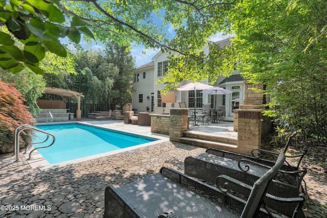 7 Trumbull Ct, Jackson, NJ 08527 - view of swimming pool featuring an outdoor hangout area and a patio area