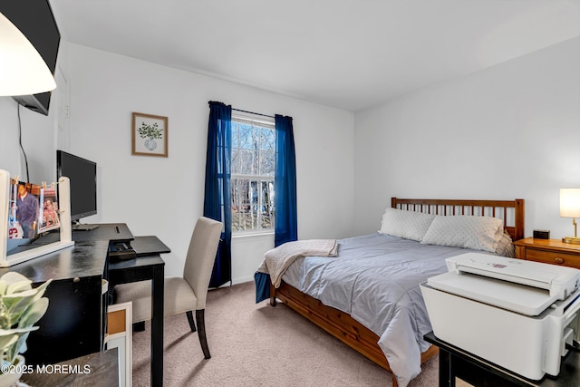 bedroom featuring carpet floors