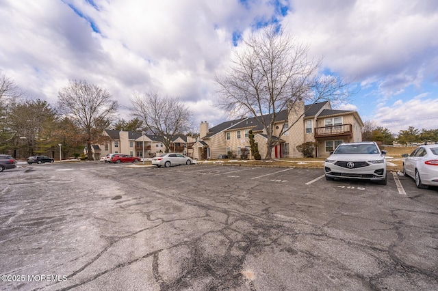 view of street with a residential view