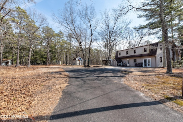 view of street with driveway