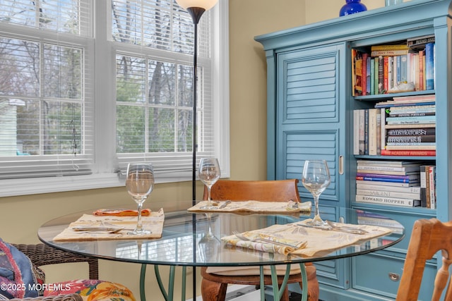 view of dining area