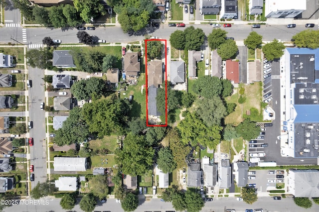 birds eye view of property featuring a residential view