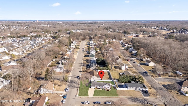 birds eye view of property featuring a residential view