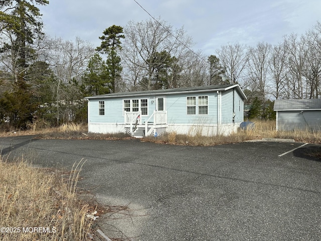 view of manufactured / mobile home