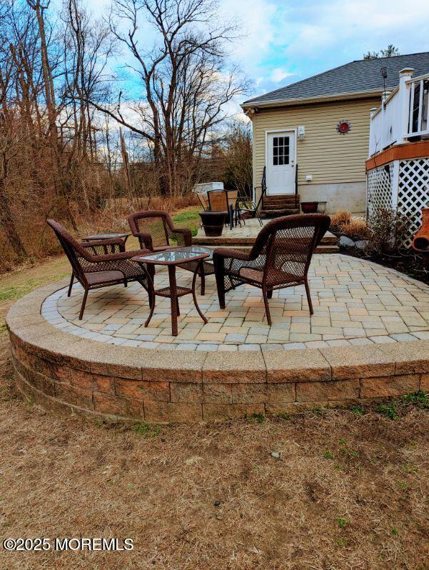 view of patio with entry steps
