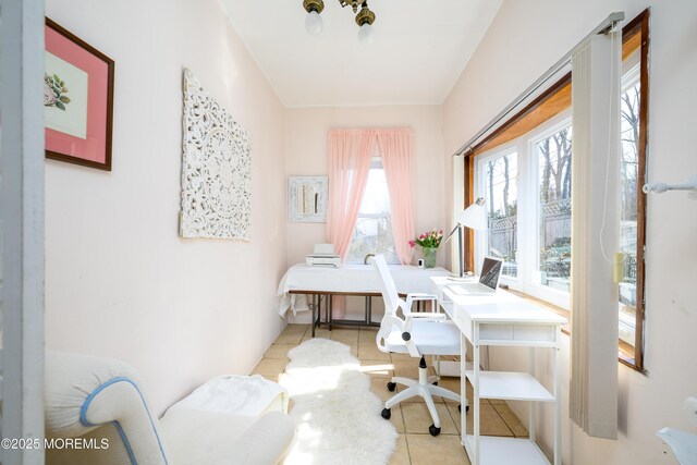 75 Highland Ave, Highlands, NJ 07732 - home office featuring tile patterned floors