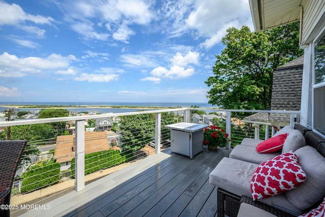 75 Highland Ave, Highlands, NJ 07732 - deck with a water view