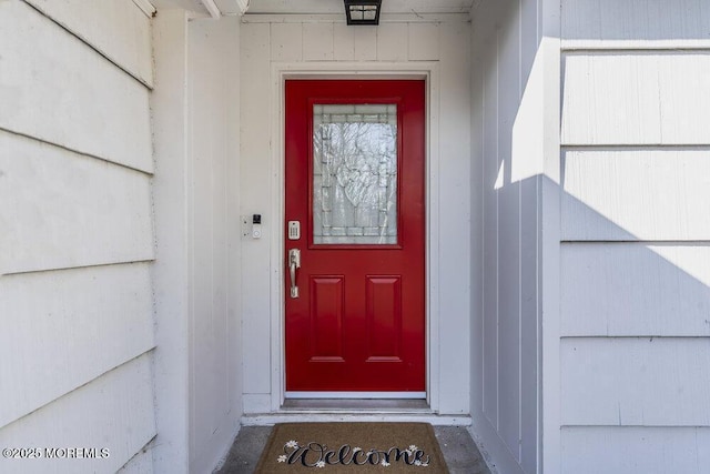 view of entrance to property