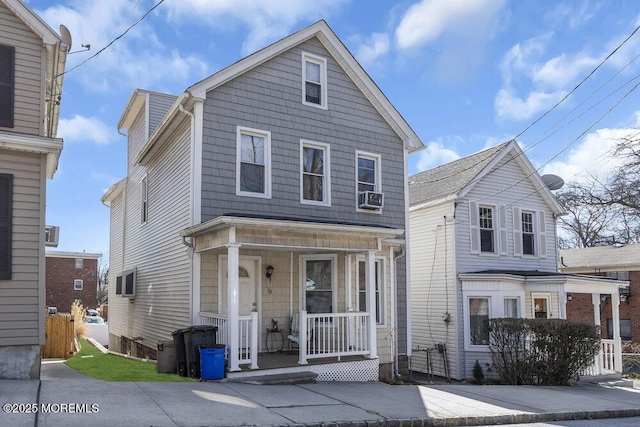 view of front of house with a porch