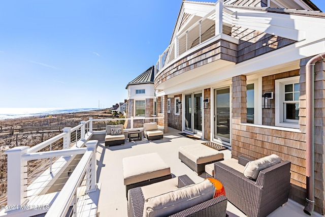 view of patio / terrace featuring outdoor lounge area