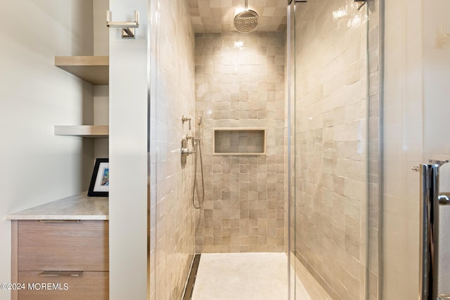 full bath with a stall shower