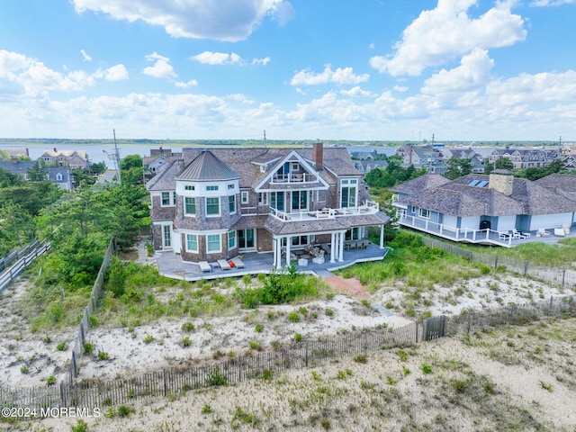 drone / aerial view featuring a residential view