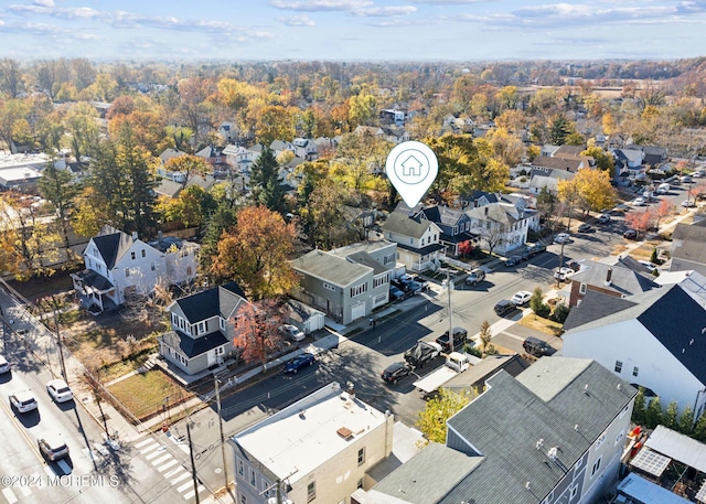 bird's eye view featuring a residential view