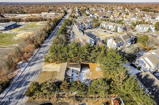 birds eye view of property featuring a residential view