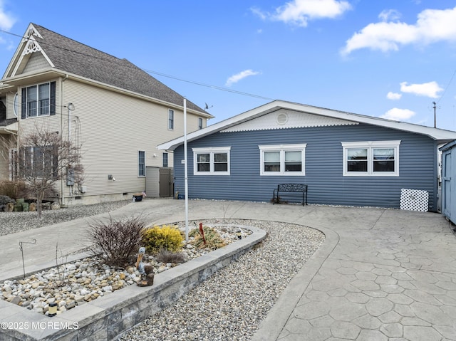 exterior space with a patio area