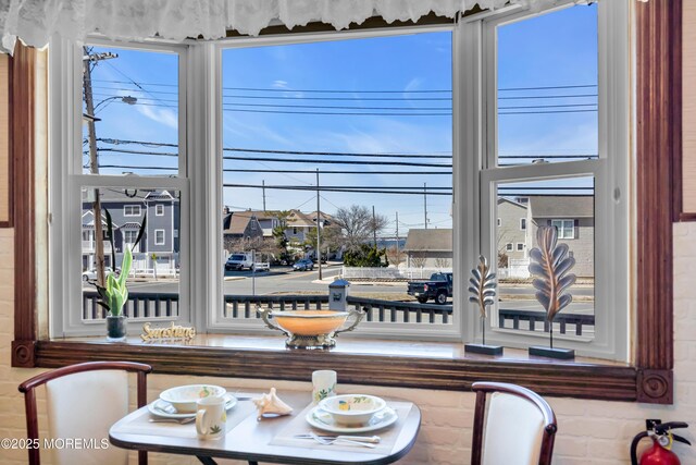 2-4 NE Central Ave, Seaside Park, NJ 08752 - dining area featuring a residential view