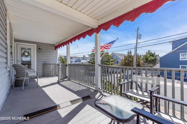 2-4 NE Central Ave, Seaside Park, NJ 08752 - view of wooden deck