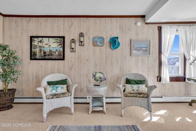 2-4 NE Central Ave, Seaside Park, NJ 08752 - sitting room with carpet floors and ornamental molding