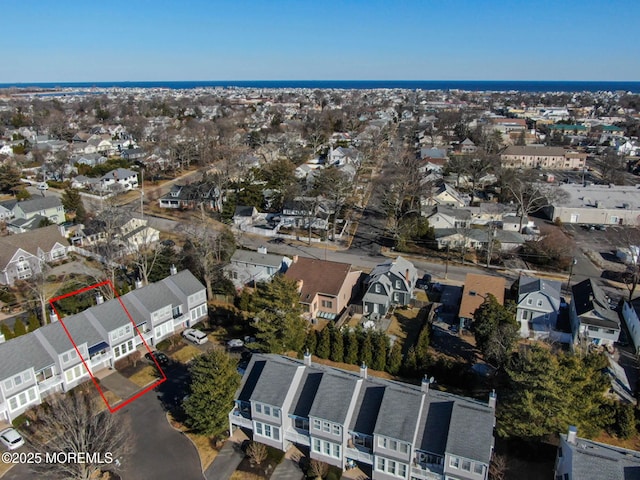 drone / aerial view featuring a residential view