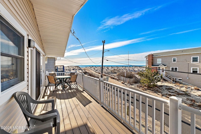 5909 Ocean Blvd, Long Beach Twp, NJ 08008 - view of deck
