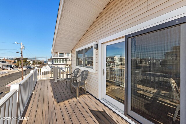 5909 Ocean Blvd, Long Beach Twp, NJ 08008 - view of wooden terrace