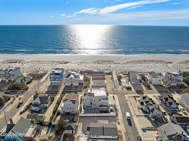 5909 Ocean Blvd, Long Beach Twp, NJ 08008 - birds eye view of property featuring a residential view, a beach view, and a water view