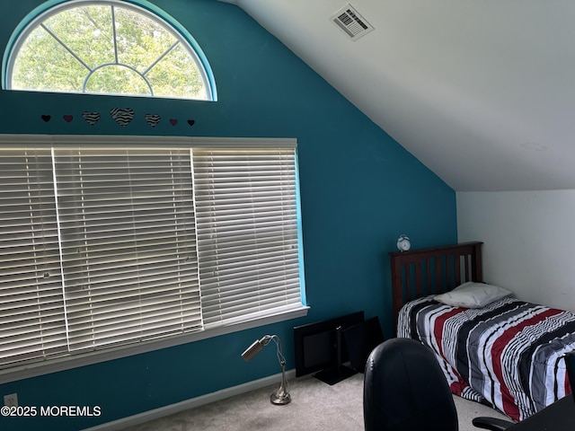 18 Nancy Ct, Jackson, NJ 08527 - carpeted bedroom featuring vaulted ceiling and baseboards