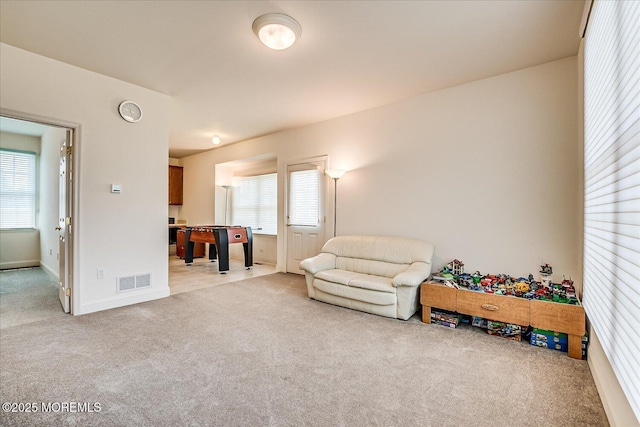 1 Christie Ln, Freehold, NJ 07728 - living area featuring light colored carpet and baseboards