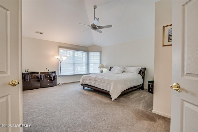 1 Christie Ln, Freehold, NJ 07728 - bedroom with carpet flooring, lofted ceiling, and a ceiling fan