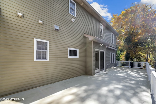 exterior space with a patio