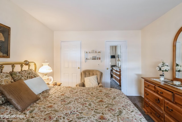 bedroom with baseboards