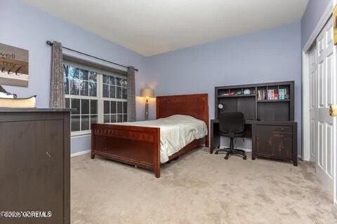 bedroom featuring carpet floors