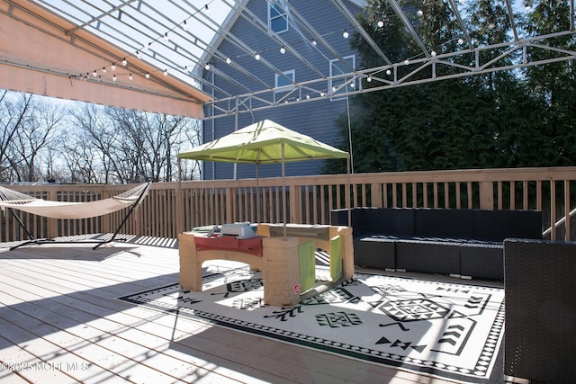 1158 Idalia Ave, Lakewood, NJ 08701 - deck featuring outdoor lounge area
