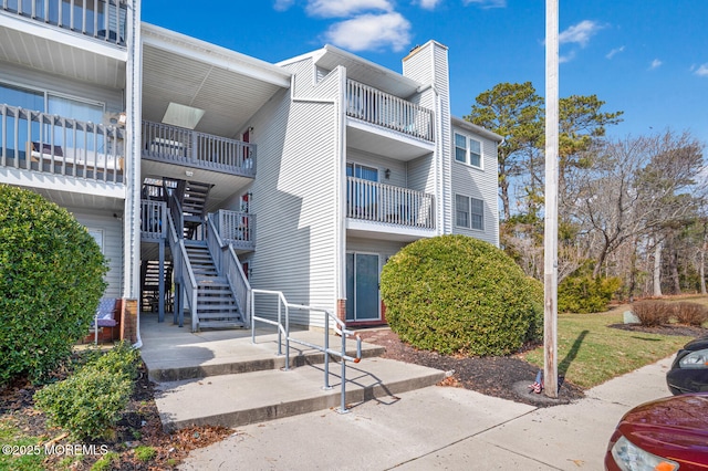 view of property with stairs