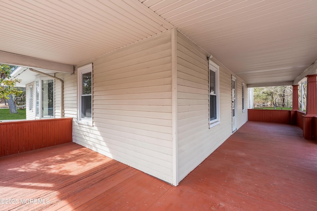 view of patio featuring covered porch