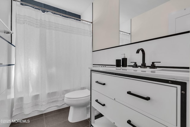 71 Broadway Ave, Lakewood, NJ 08701 - bathroom featuring toilet, vanity, and shower / bath combination with curtain