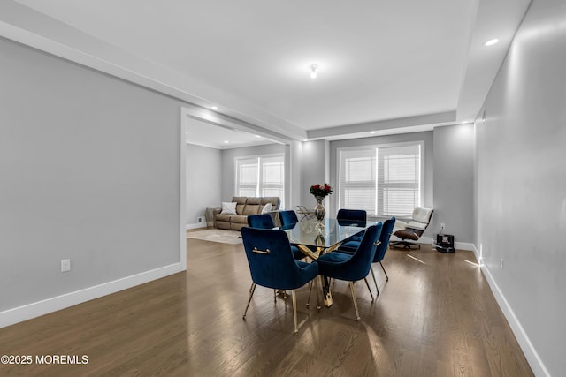 71 Broadway Ave, Lakewood, NJ 08701 - dining room featuring wood finished floors, baseboards, and recessed lighting