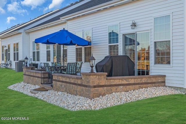 view of patio / terrace featuring area for grilling